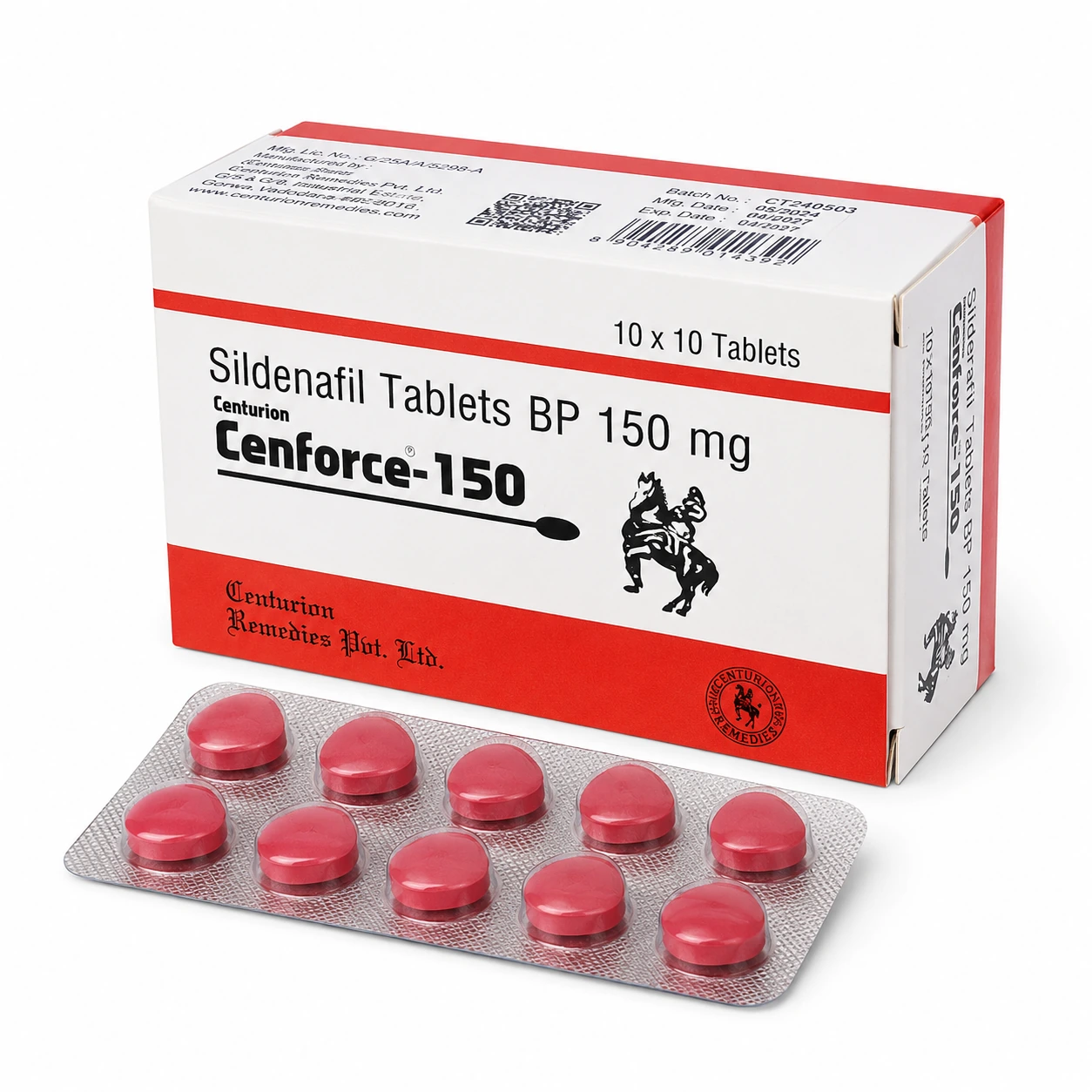 Cenforce 150 mg produktová fotografia