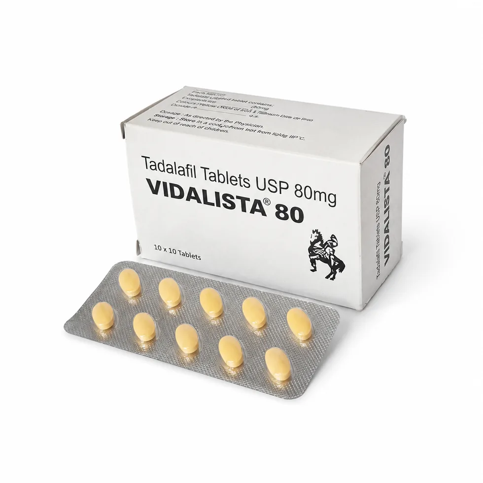 Vidalista 80 mg produktová fotografia